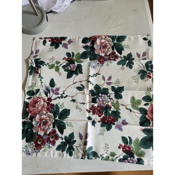 VTG NEW 8 waverly cloth napkins custom Fabric Floral Grapes Cottagecore Classic - Picture 3 of 6